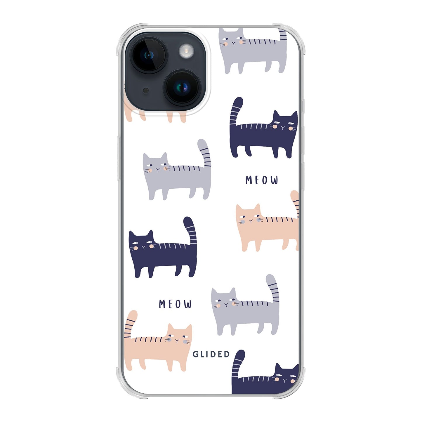 Purrfection - iPhone 14 Handyhülle Bumper case