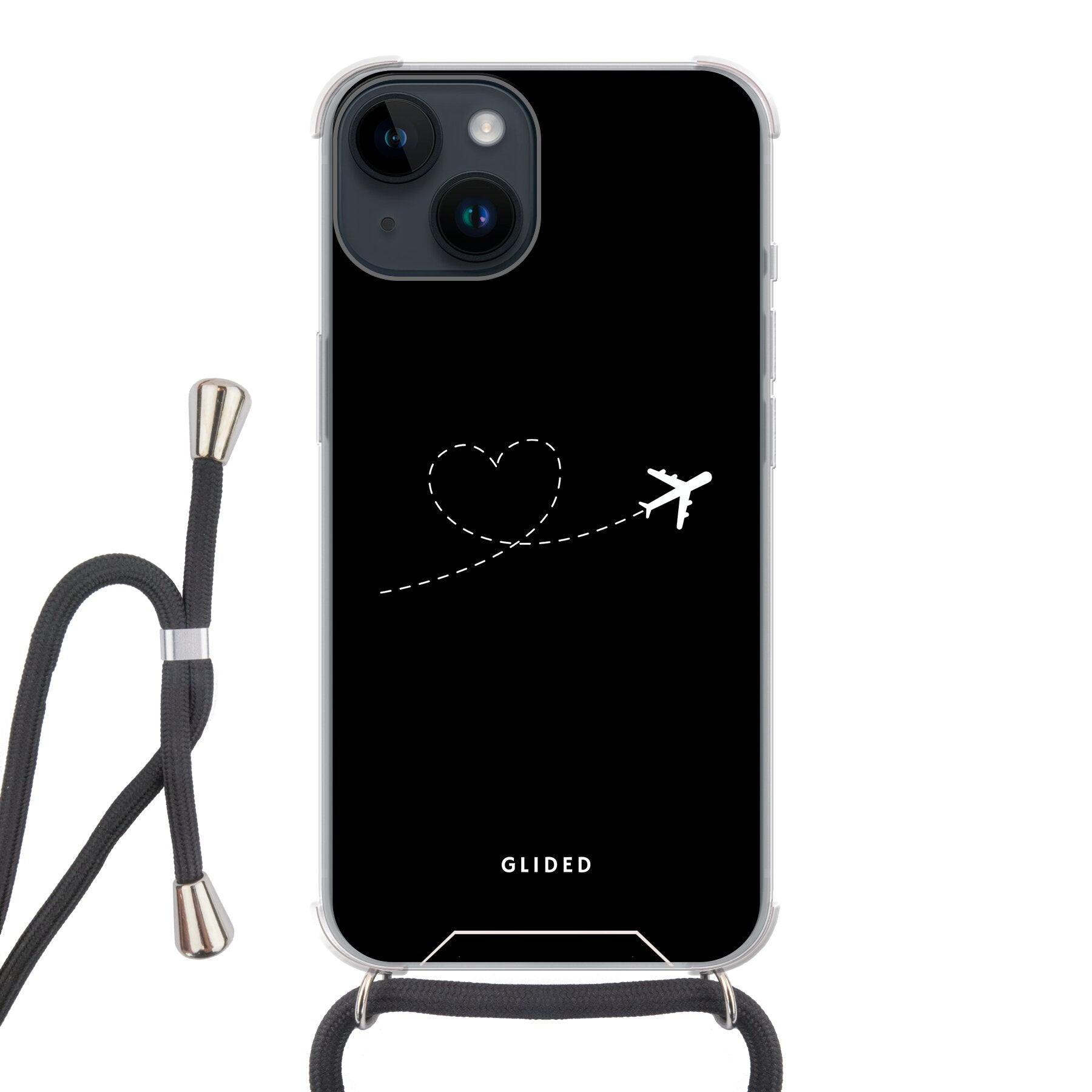 Flying Horizon - iPhone 14 Handyhülle Crossbody case mit Band