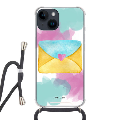 Envelope - iPhone 14 - Crossbody case mit Band