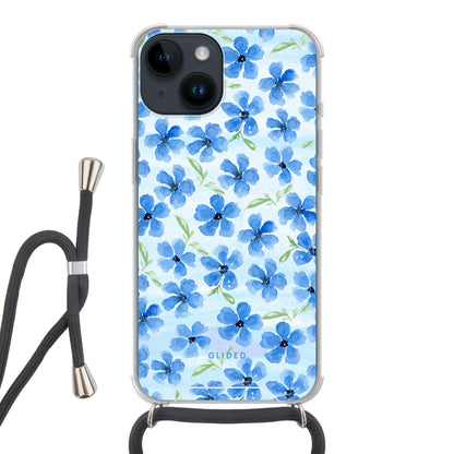 Ocean Blooms - iPhone 14 Handyhülle Crossbody case mit Band