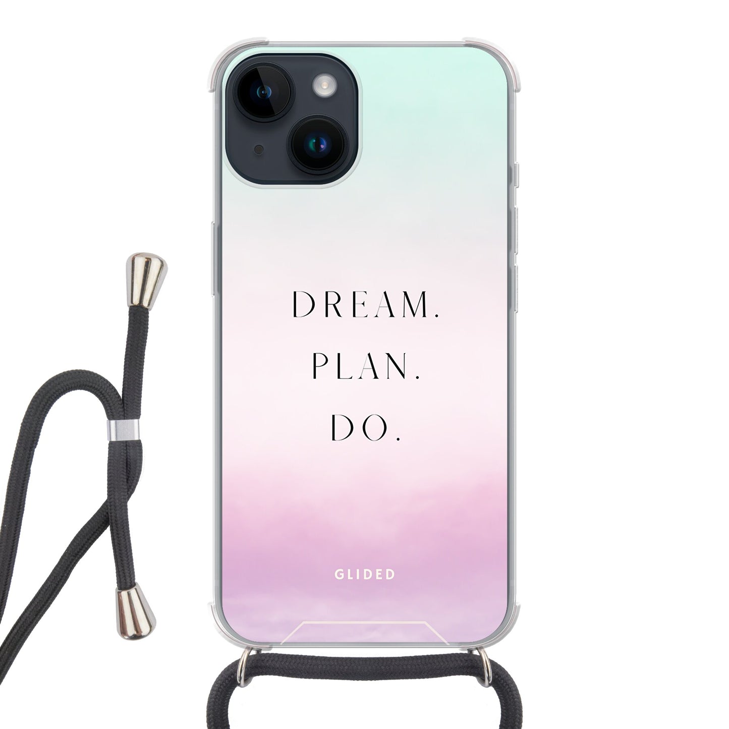 Dream - iPhone 14 Handyhülle Crossbody case mit Band