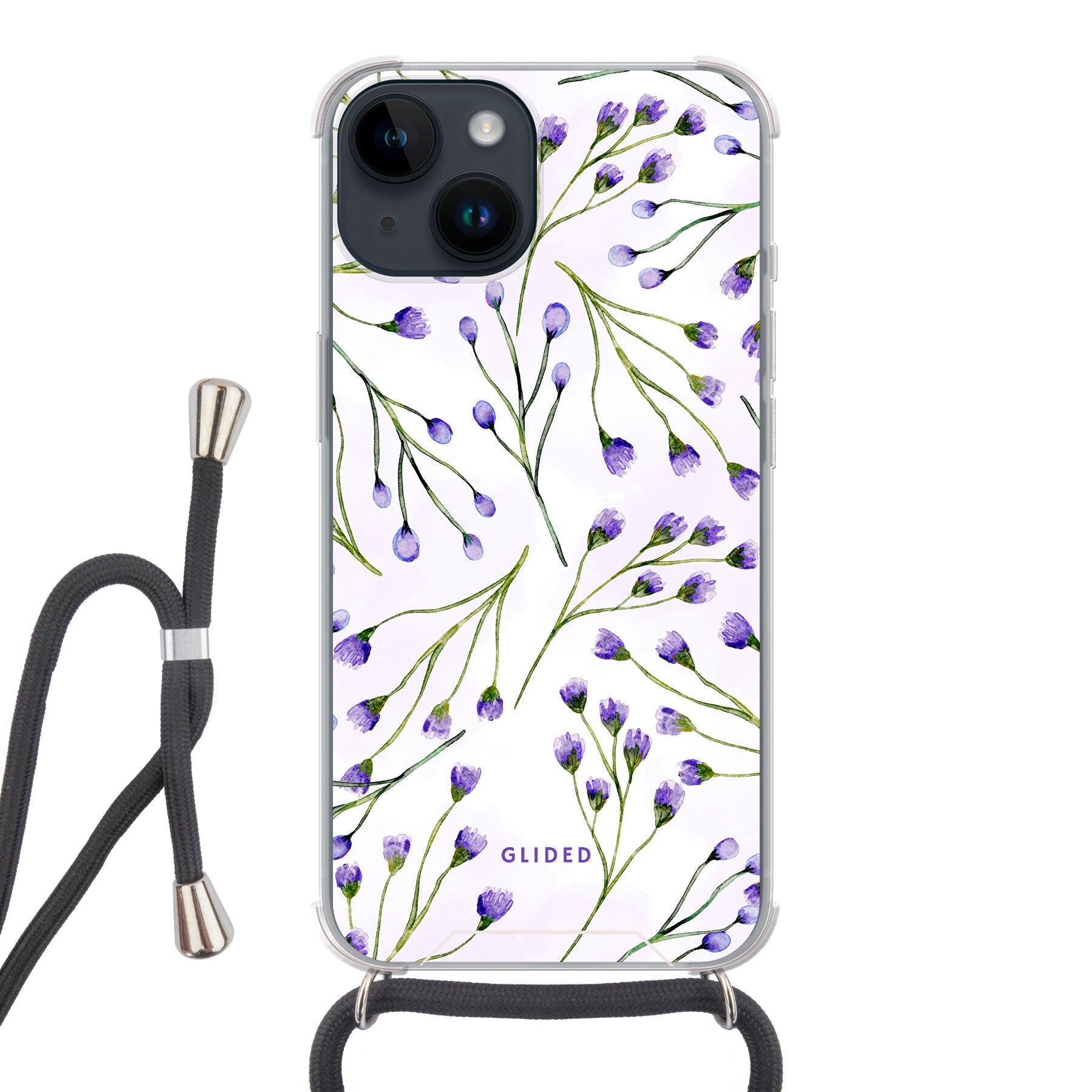 Violet Garden - iPhone 14 Handyhülle Crossbody case mit Band