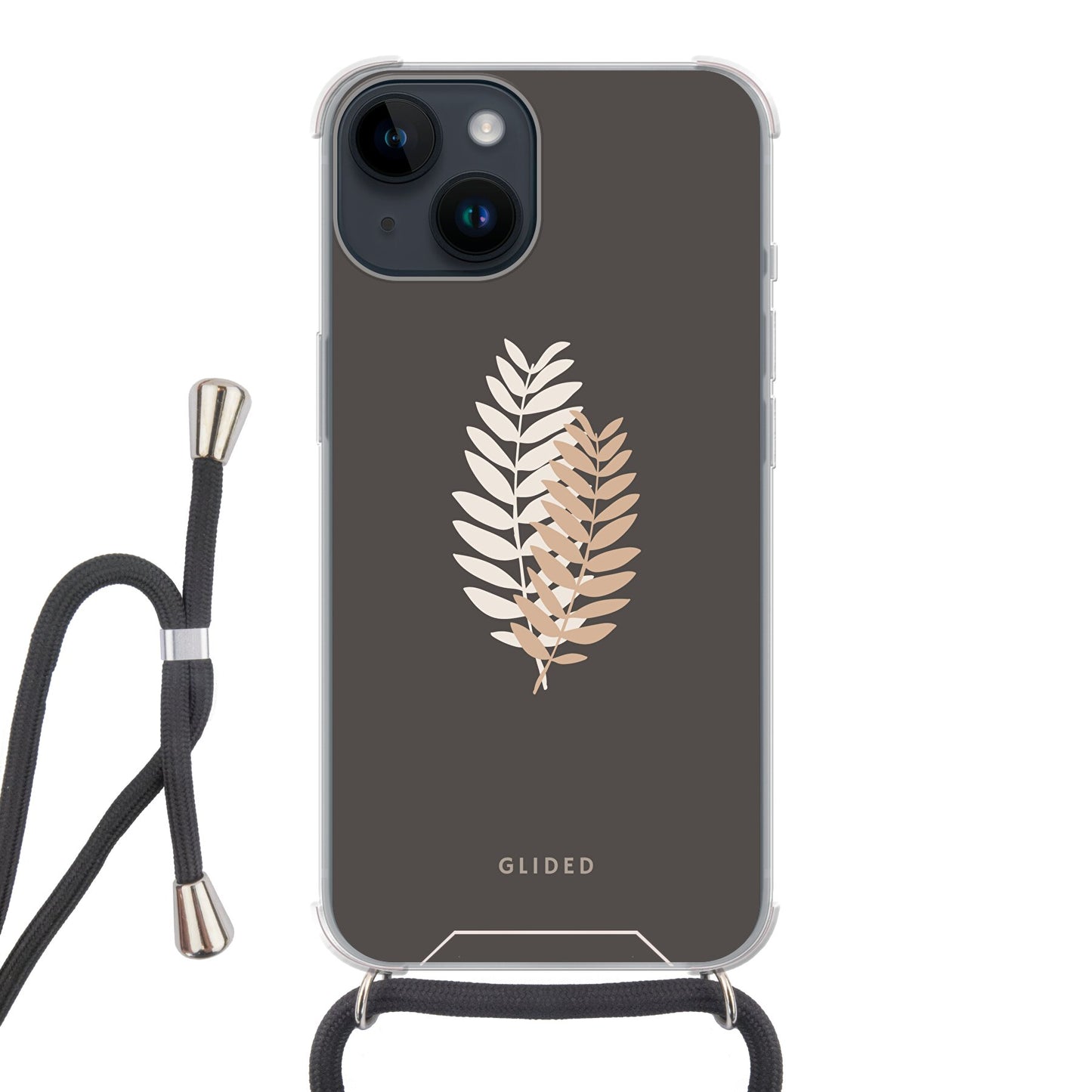 Florage - iPhone 14 Handyhülle Crossbody case mit Band