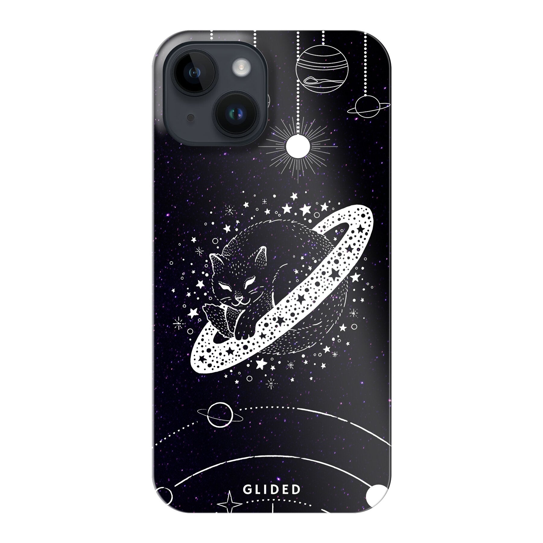 Astro Whiskers - iPhone 14 Handyhülle Hard Case