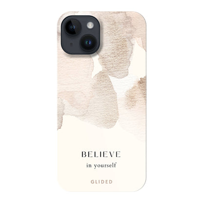 Believe in yourself - iPhone 14 Handyhülle Hard Case