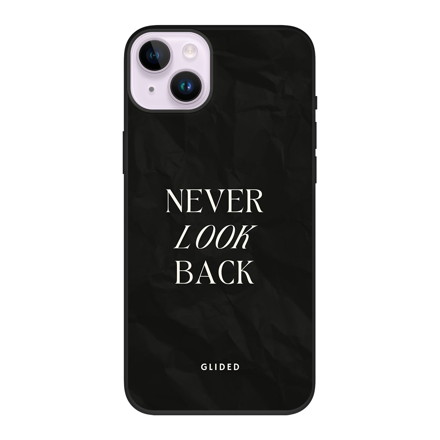 Never Back - iPhone 14 Plus Handyhülle Biologisch Abbaubar