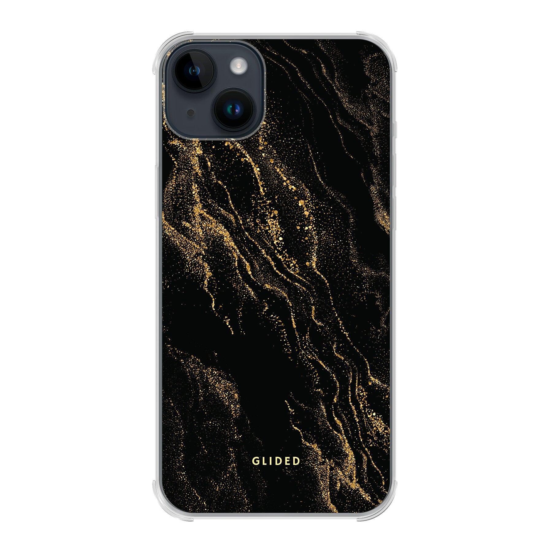 Black Marble - iPhone 14 Plus Handyhülle Bumper case