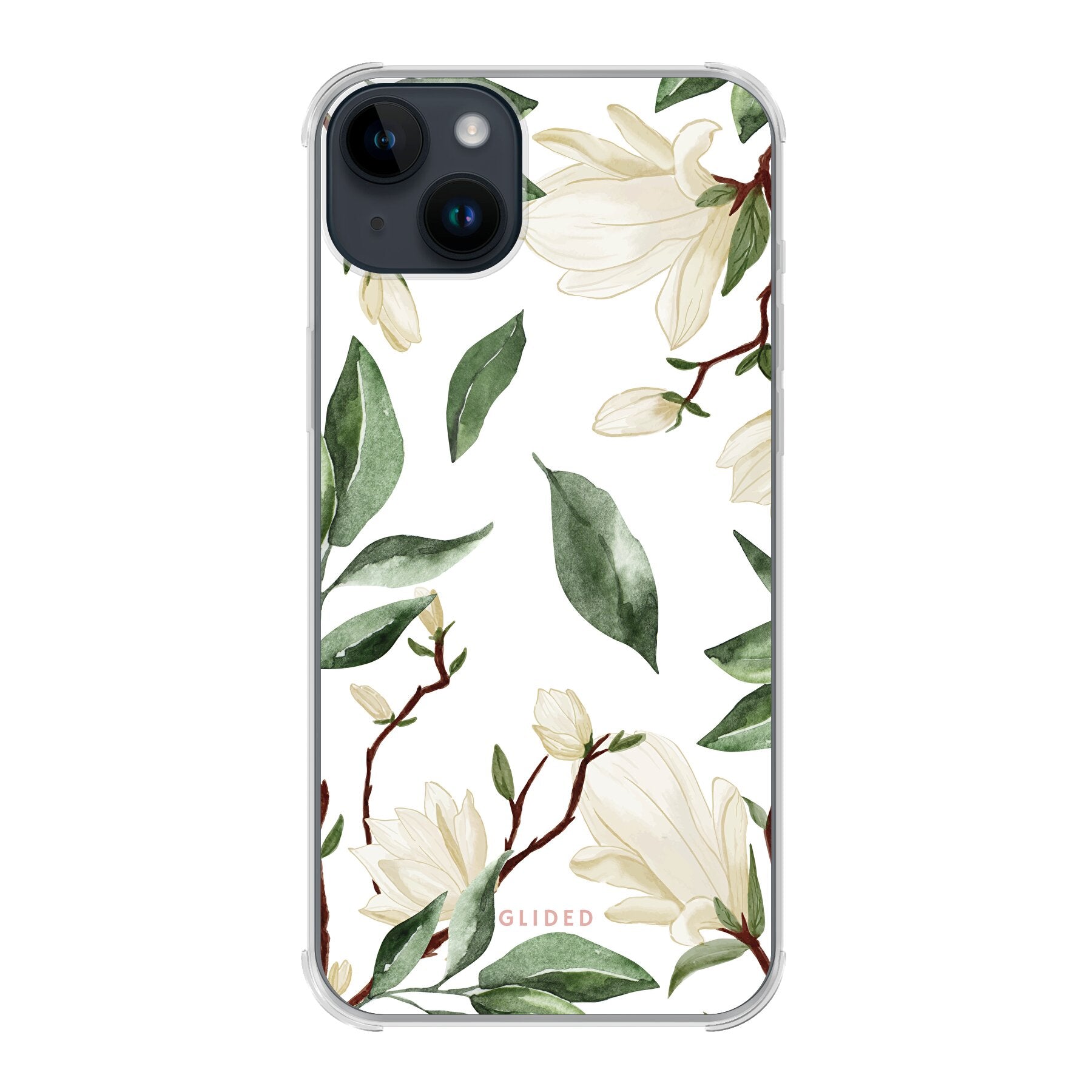 White Elegance - iPhone 14 Plus Handyhülle Bumper case