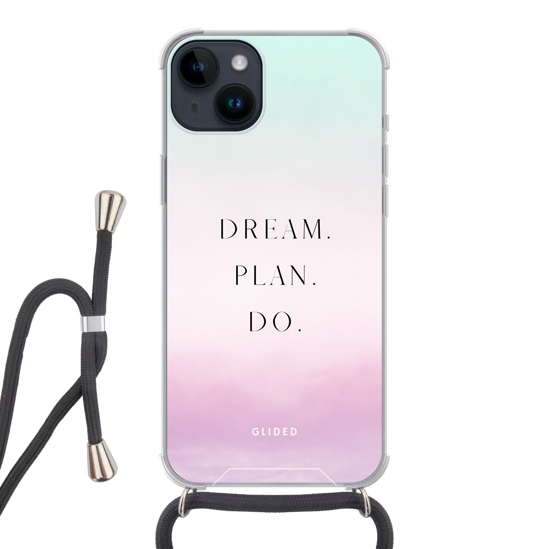 Dream - iPhone 14 Plus Handyhülle Crossbody case mit Band