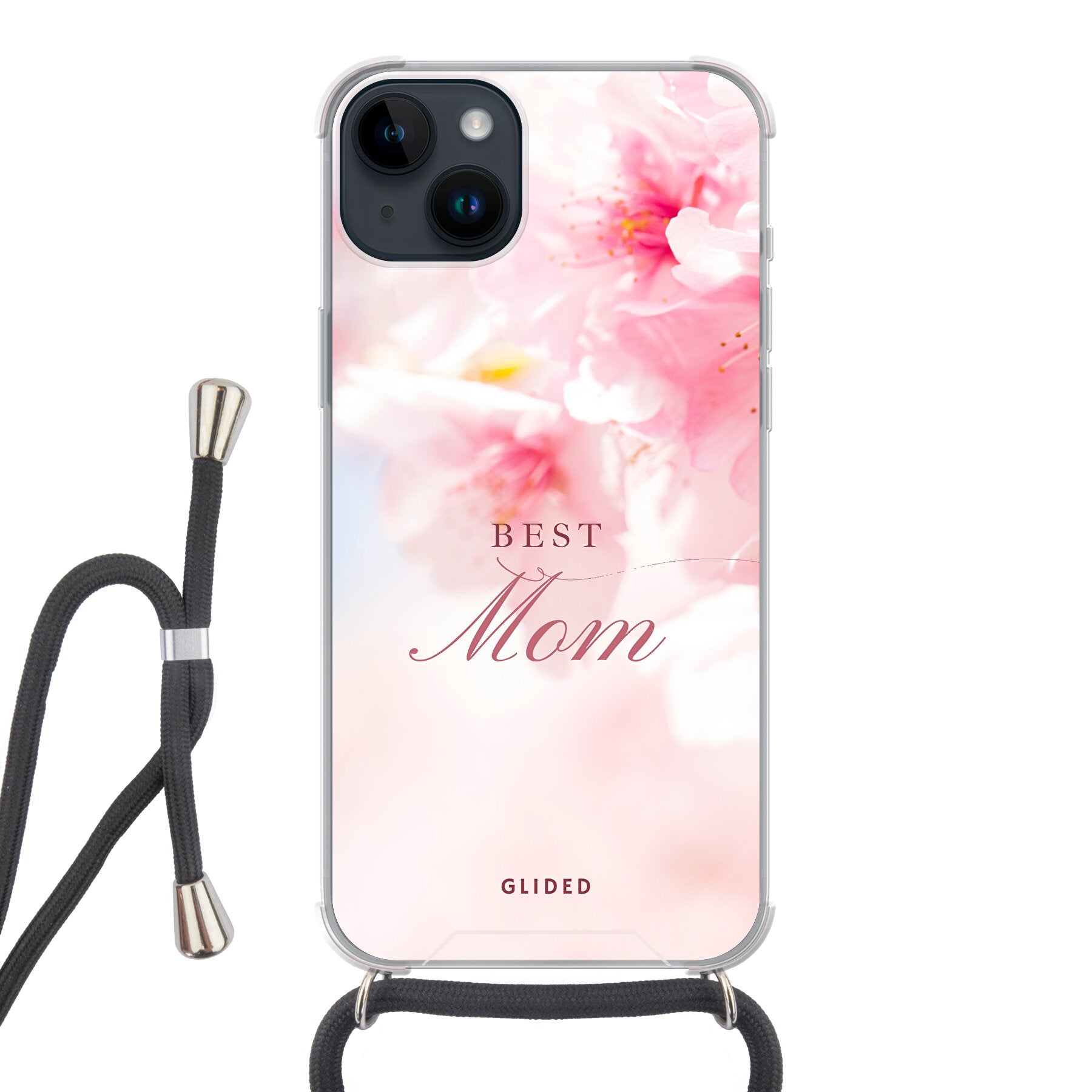 Flower Power - iPhone 14 Plus - Crossbody case mit Band