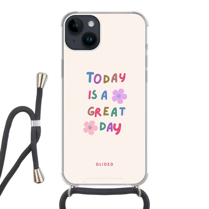 Great Day - iPhone 14 Plus Handyhülle Crossbody case mit Band