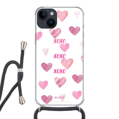 Xoxo - iPhone 14 Plus - Crossbody case mit Band