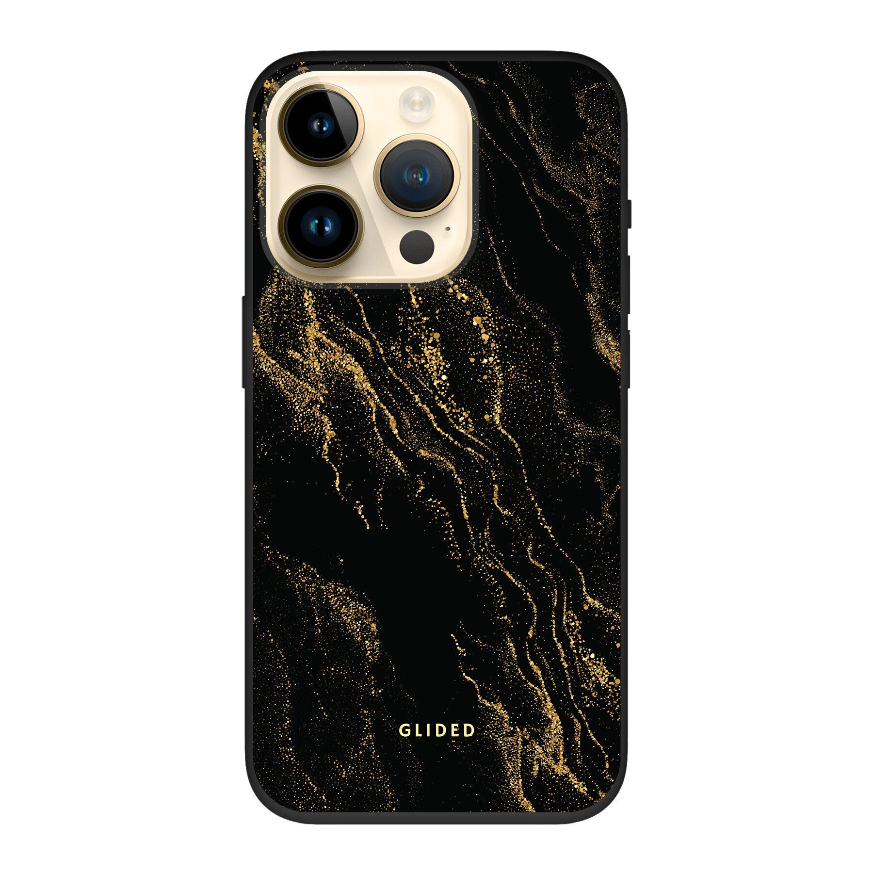 Black Marble - iPhone 14 Pro Handyhülle Biologisch Abbaubar