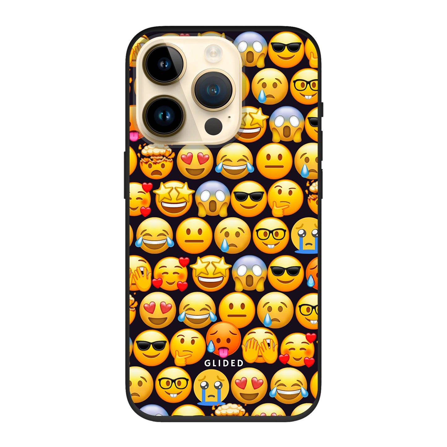 Emoji Town - iPhone 14 Pro Handyhülle Biologisch Abbaubar