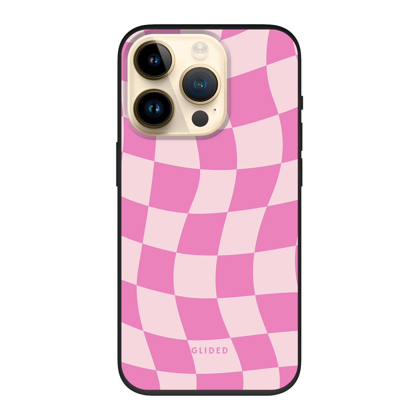 Pink Chess - iPhone 14 Pro Handyhülle Biologisch Abbaubar