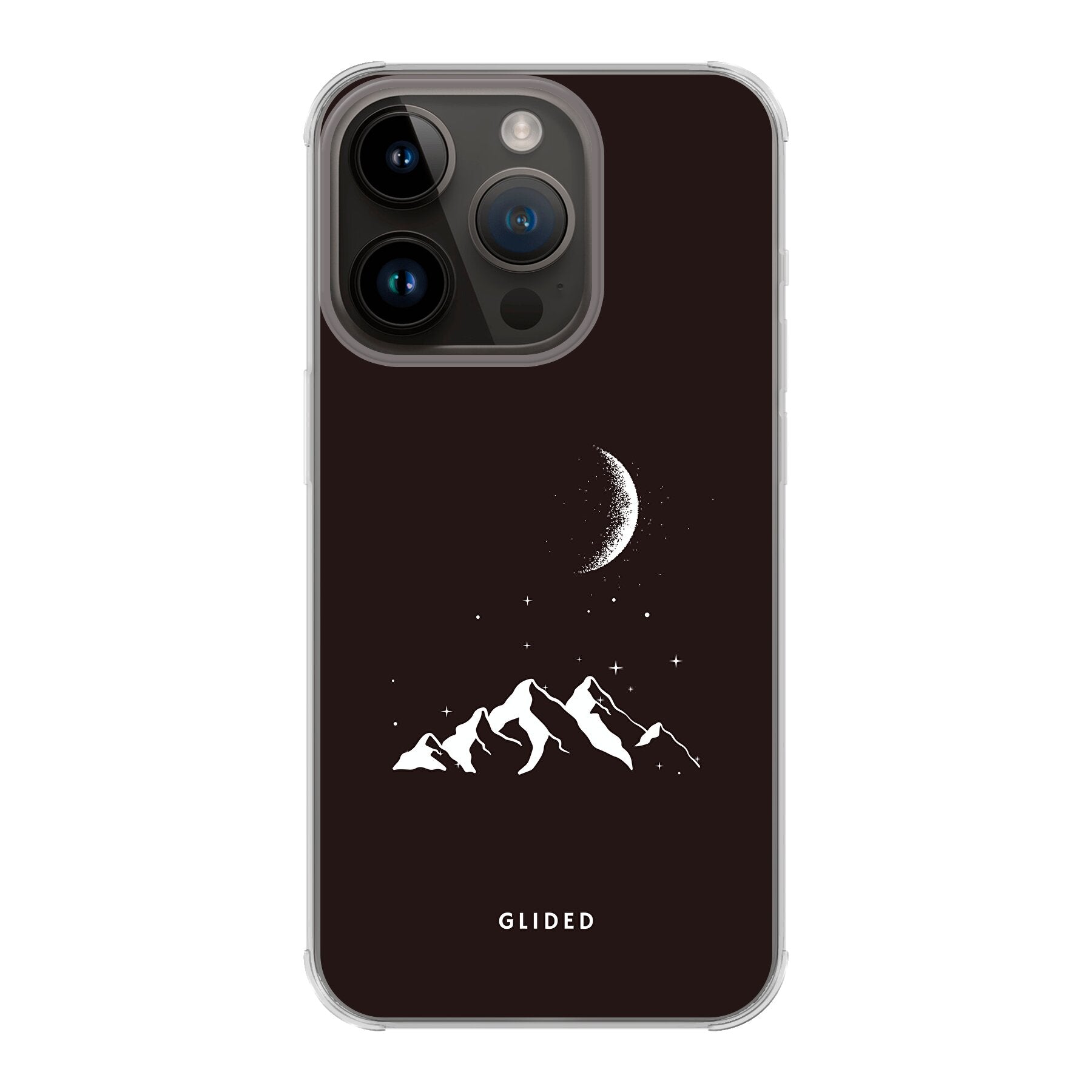 Midnight Peaks - iPhone 14 Pro Handyhülle Bumper case