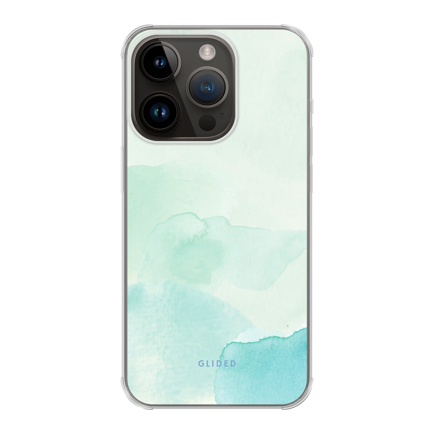 Turquoise Art - iPhone 14 Pro Handyhülle Bumper case