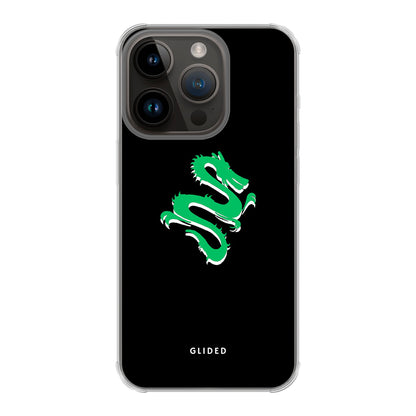 Emerald Dragon - iPhone 14 Pro Handyhülle Bumper case