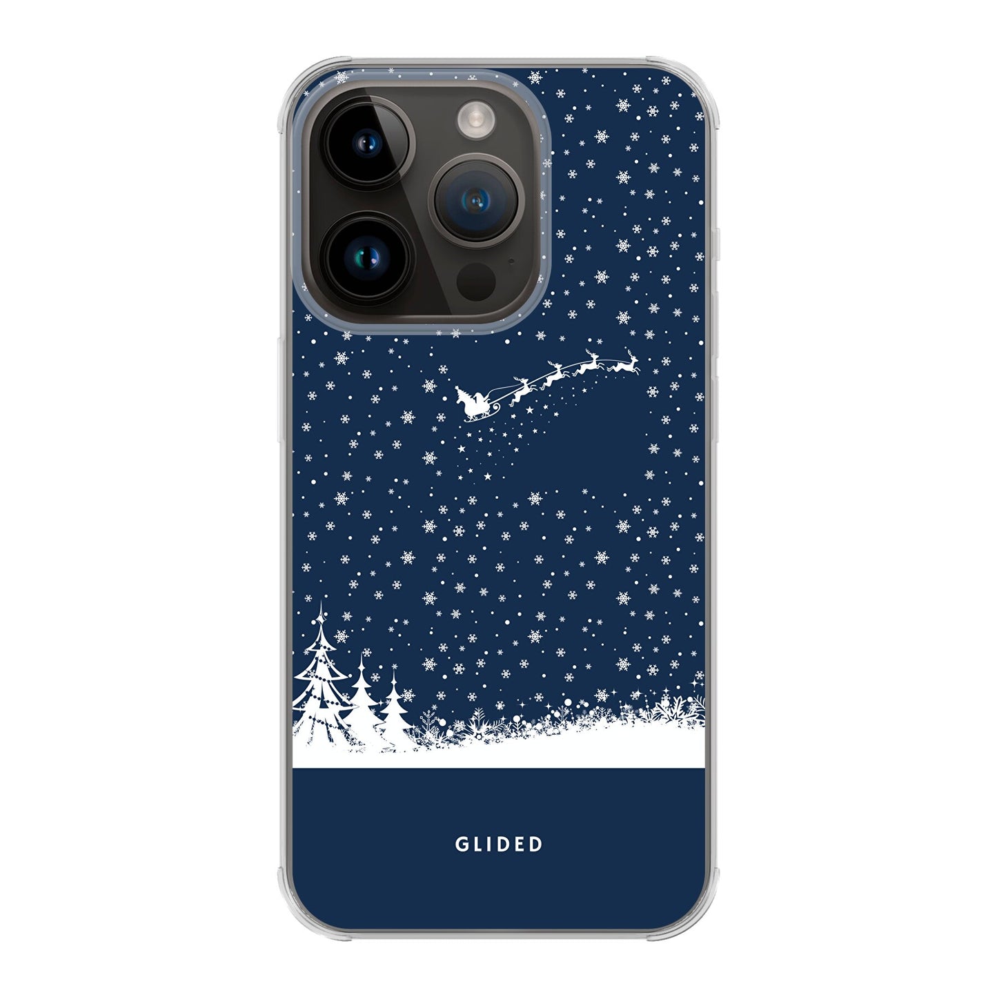 Flying Santa - iPhone 14 Pro Handyhülle Bumper case