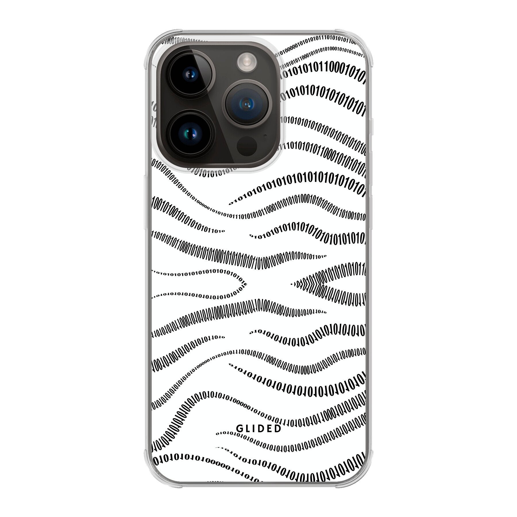 Binary Code - iPhone 14 Pro Handyhülle Bumper case