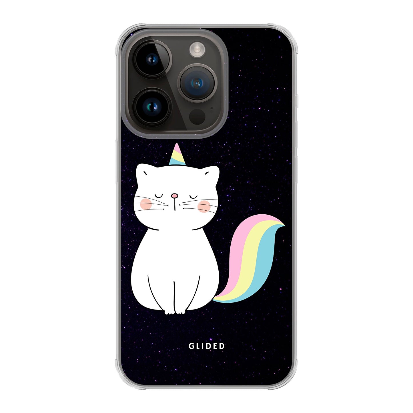 Unicorn Cat - iPhone 14 Pro Handyhülle Bumper case