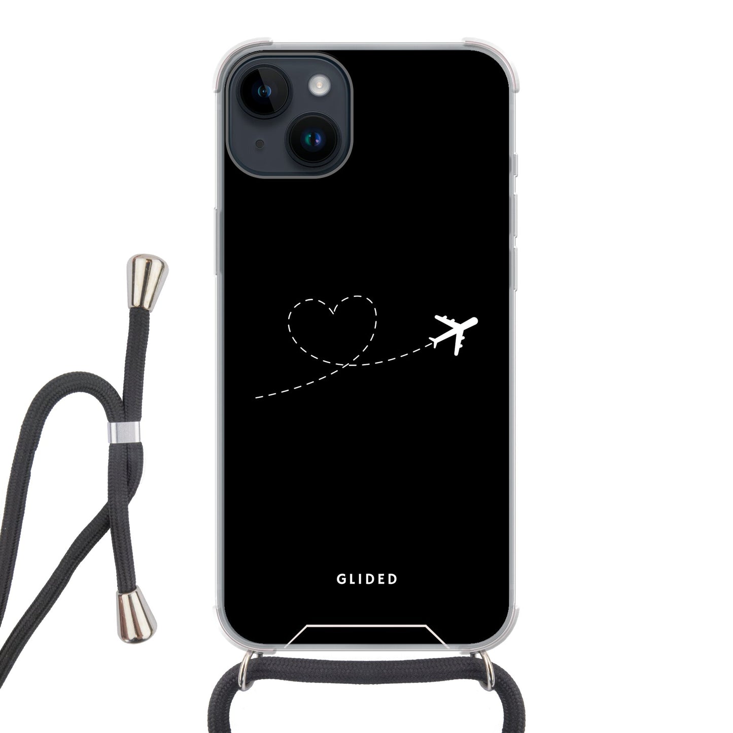 Flying Horizon - iPhone 14 Pro Handyhülle Crossbody case mit Band