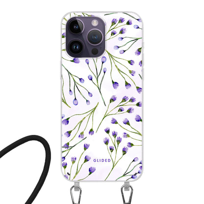 Violet Garden - iPhone 14 Pro Handyhülle Crossbody case mit Band