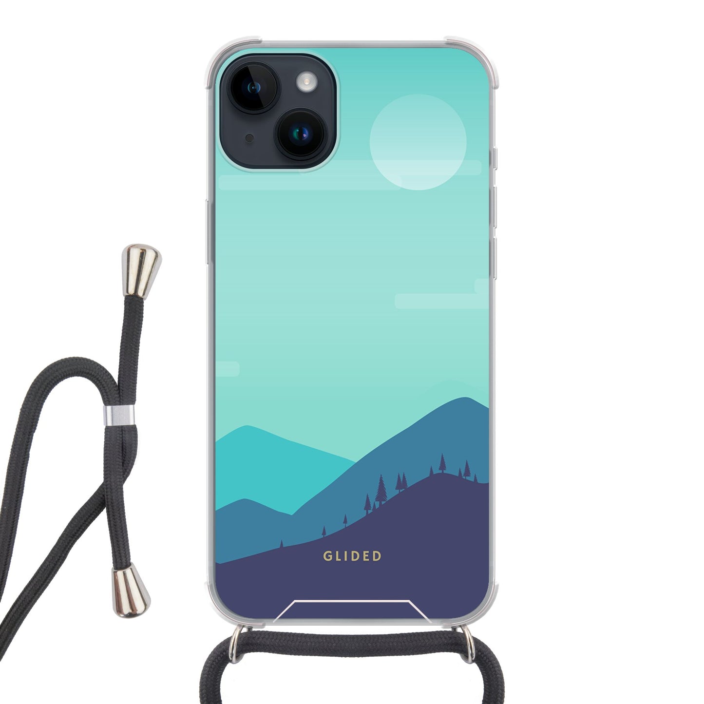 'Alpine' - iPhone 14 Pro Handyhülle Crossbody case mit Band