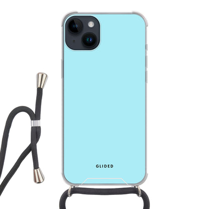 Turquoise Touch - iPhone 14 Pro Handyhülle Crossbody case mit Band