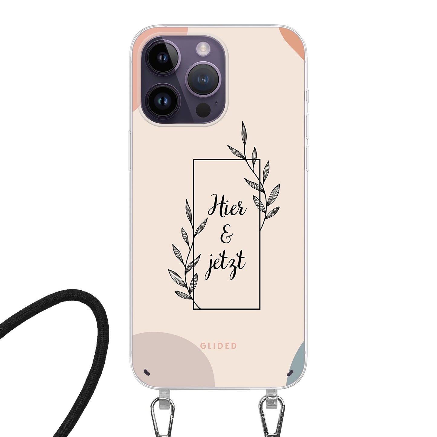 Now - iPhone 14 Pro Handyhülle Crossbody case mit Band