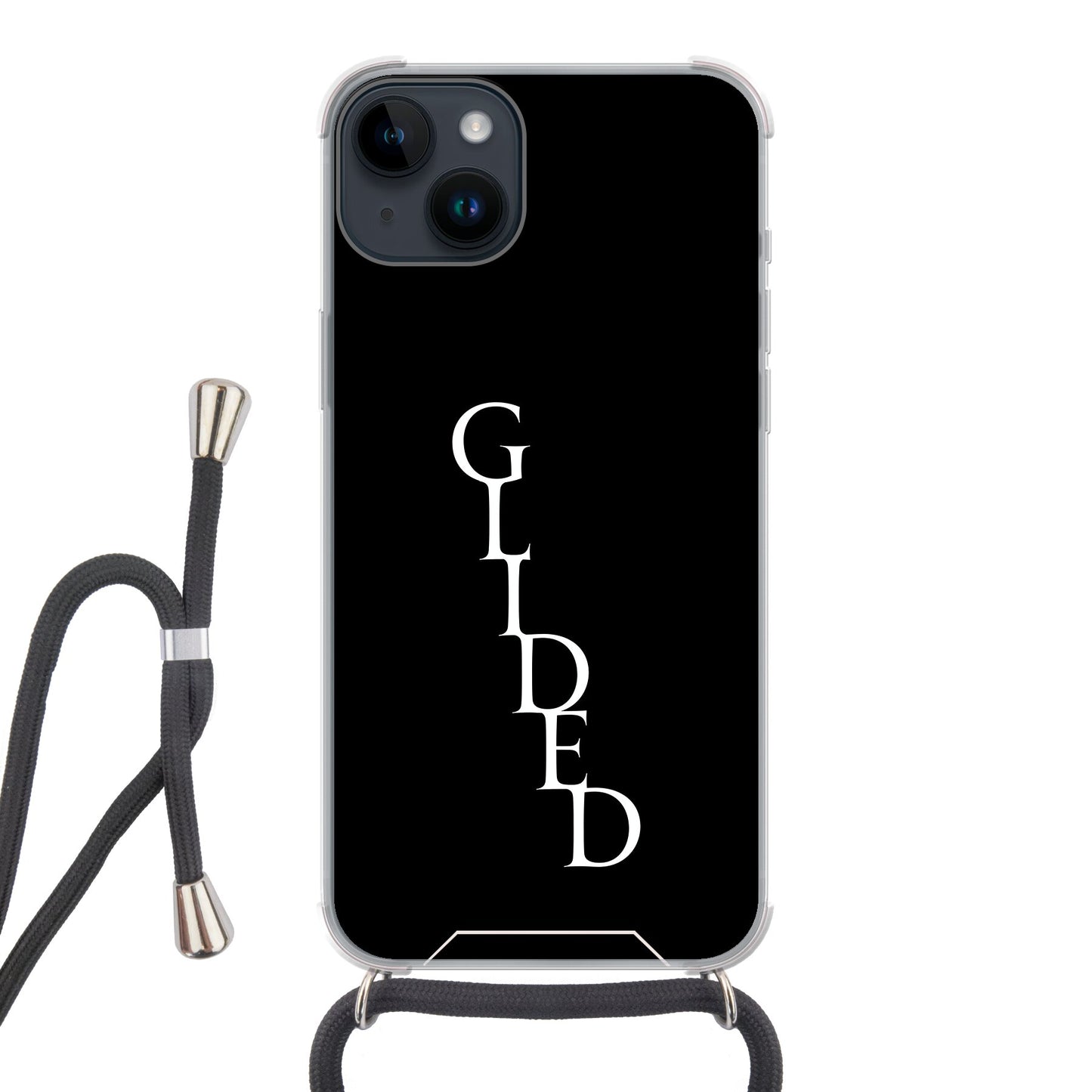 Premium Glided Exclusiv - iPhone 14 Pro Handyhülle Crossbody case mit Band