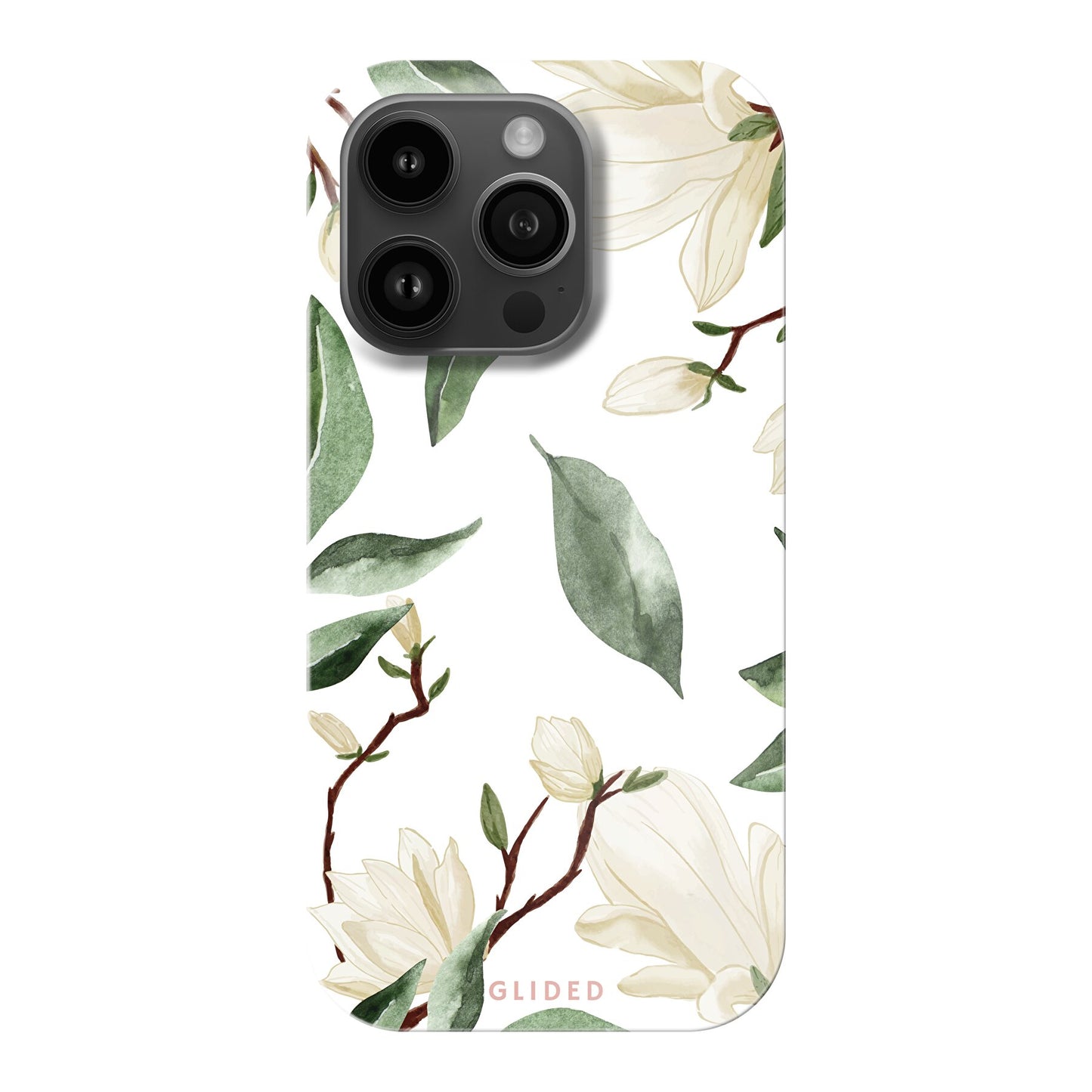 White Elegance - iPhone 14 Pro Handyhülle Hard Case