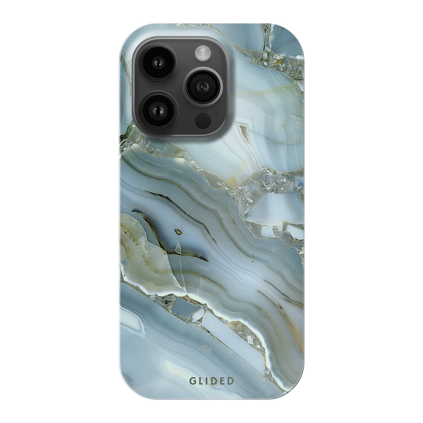 Green Marble - iPhone 14 Pro Handyhülle Hard Case