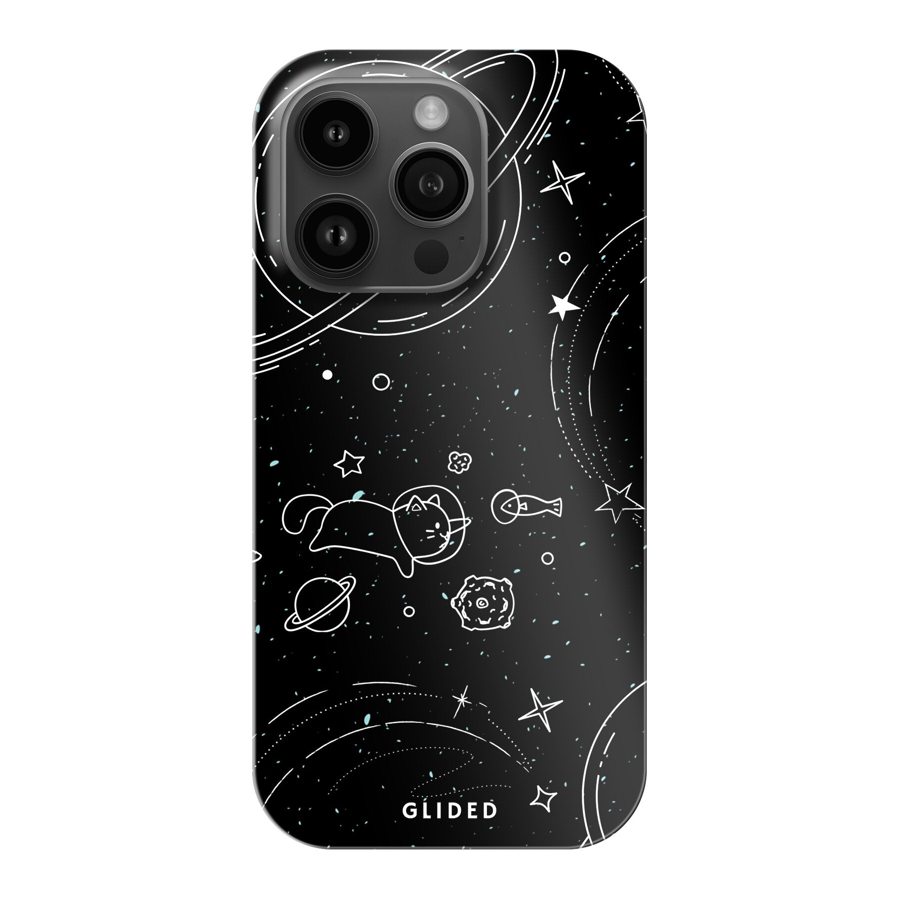 Cosmic Cat - iPhone 14 Pro Handyhülle Hard Case