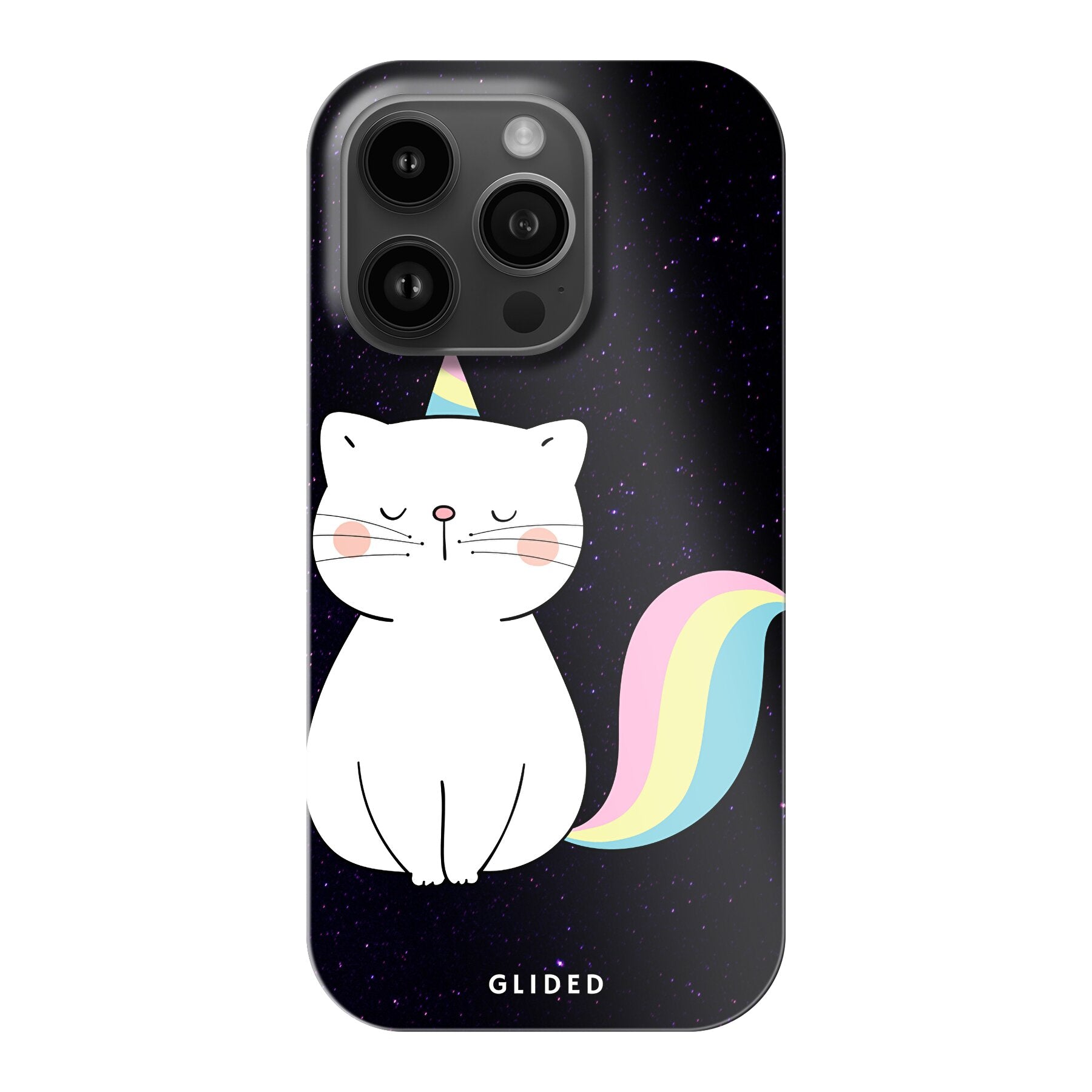 Unicorn Cat - iPhone 14 Pro Handyhülle Hard Case