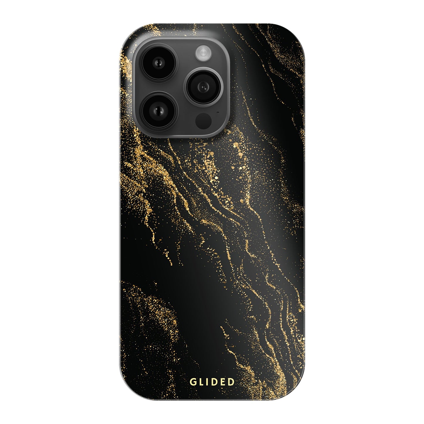 Black Marble - iPhone 14 Pro Handyhülle Hard Case