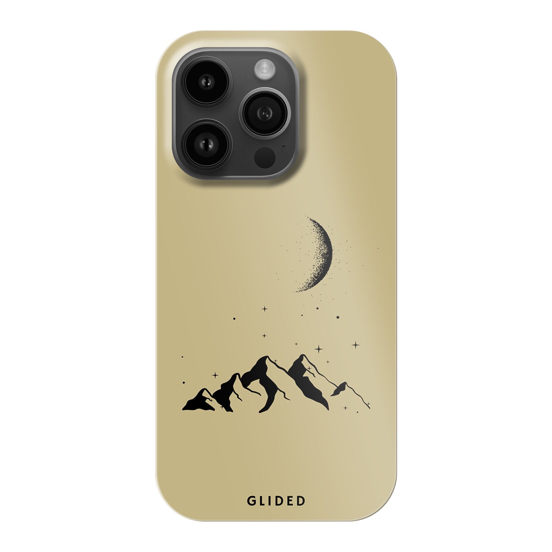 Lunar Peaks - iPhone 14 Pro Handyhülle Hard Case