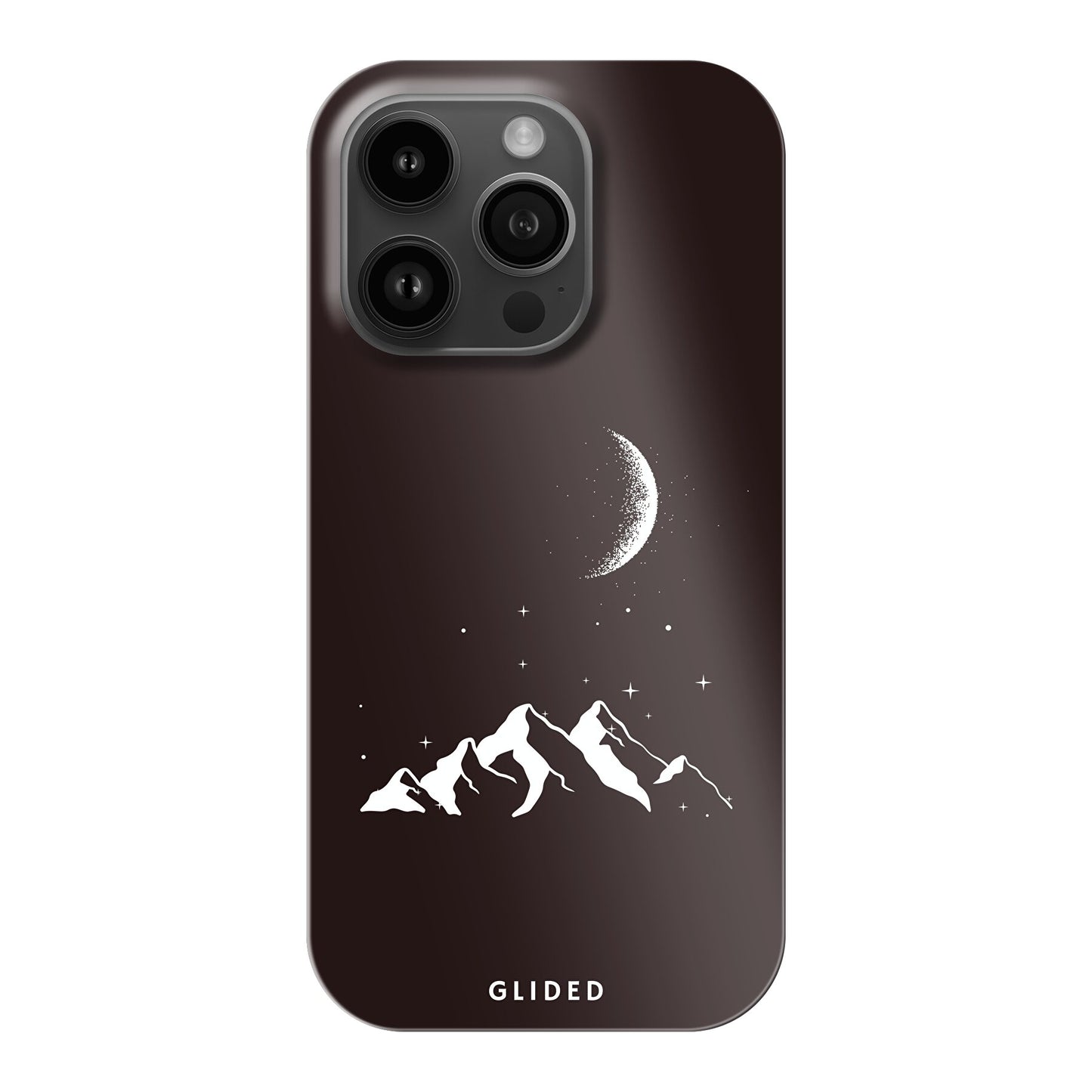 Midnight Peaks - iPhone 14 Pro Handyhülle Hard Case