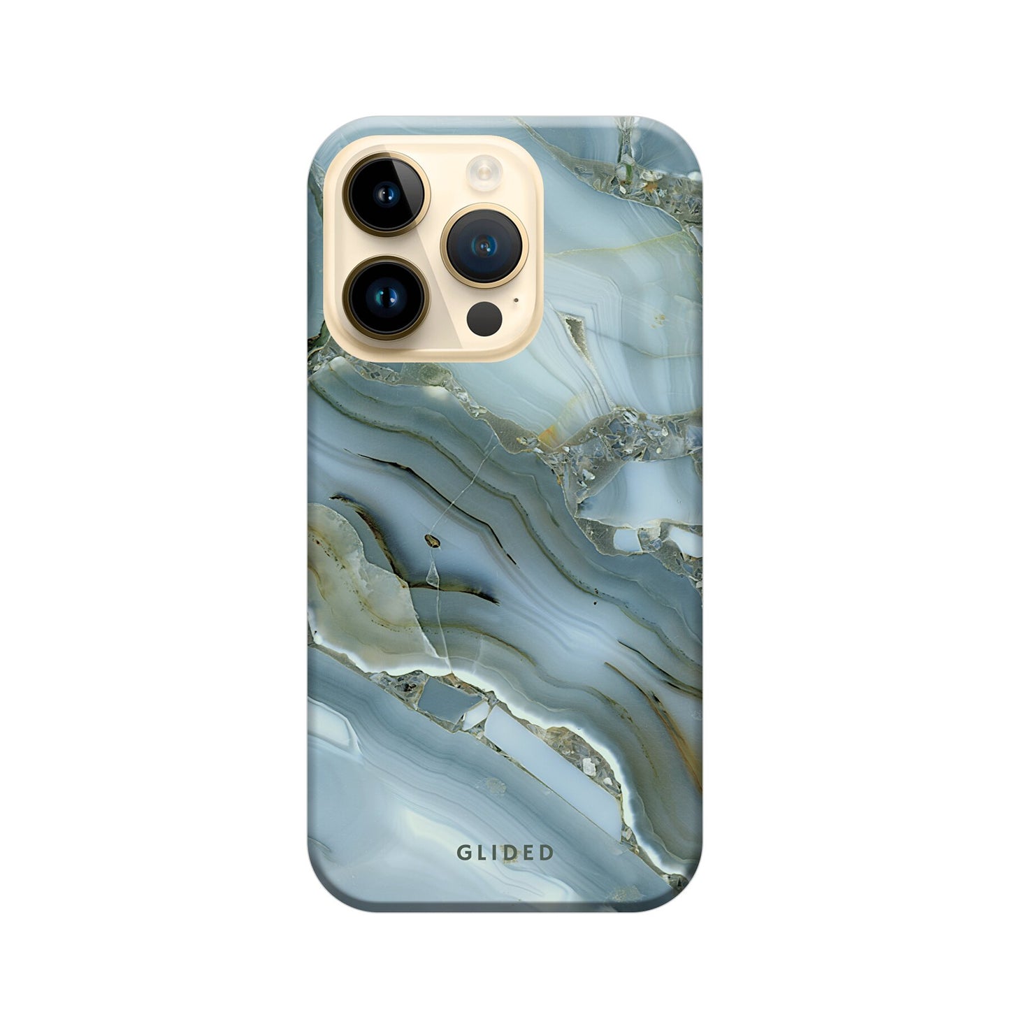 Green Marble - iPhone 14 Pro Handyhülle MagSafe Tough case