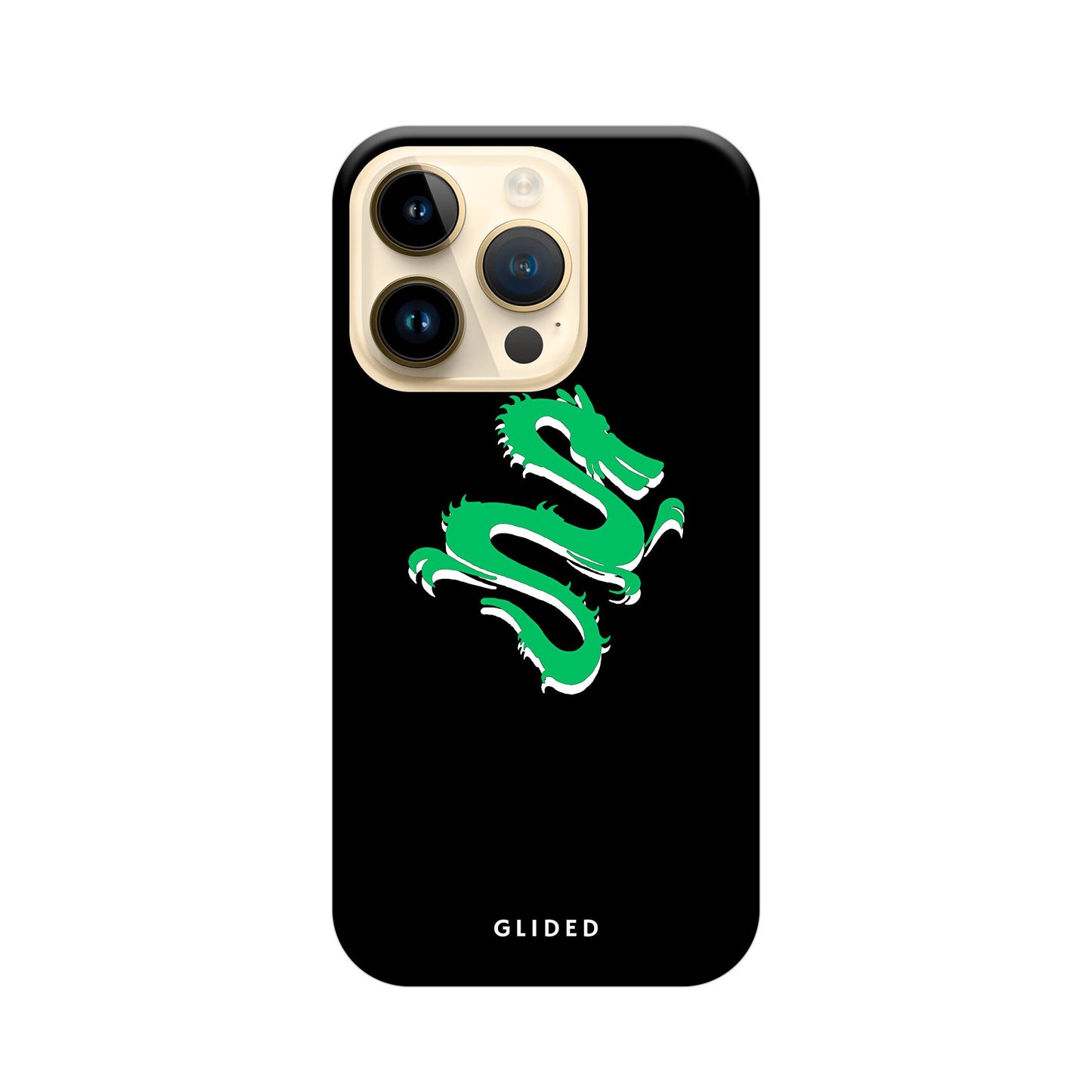 Emerald Dragon - iPhone 14 Pro Handyhülle MagSafe Tough case