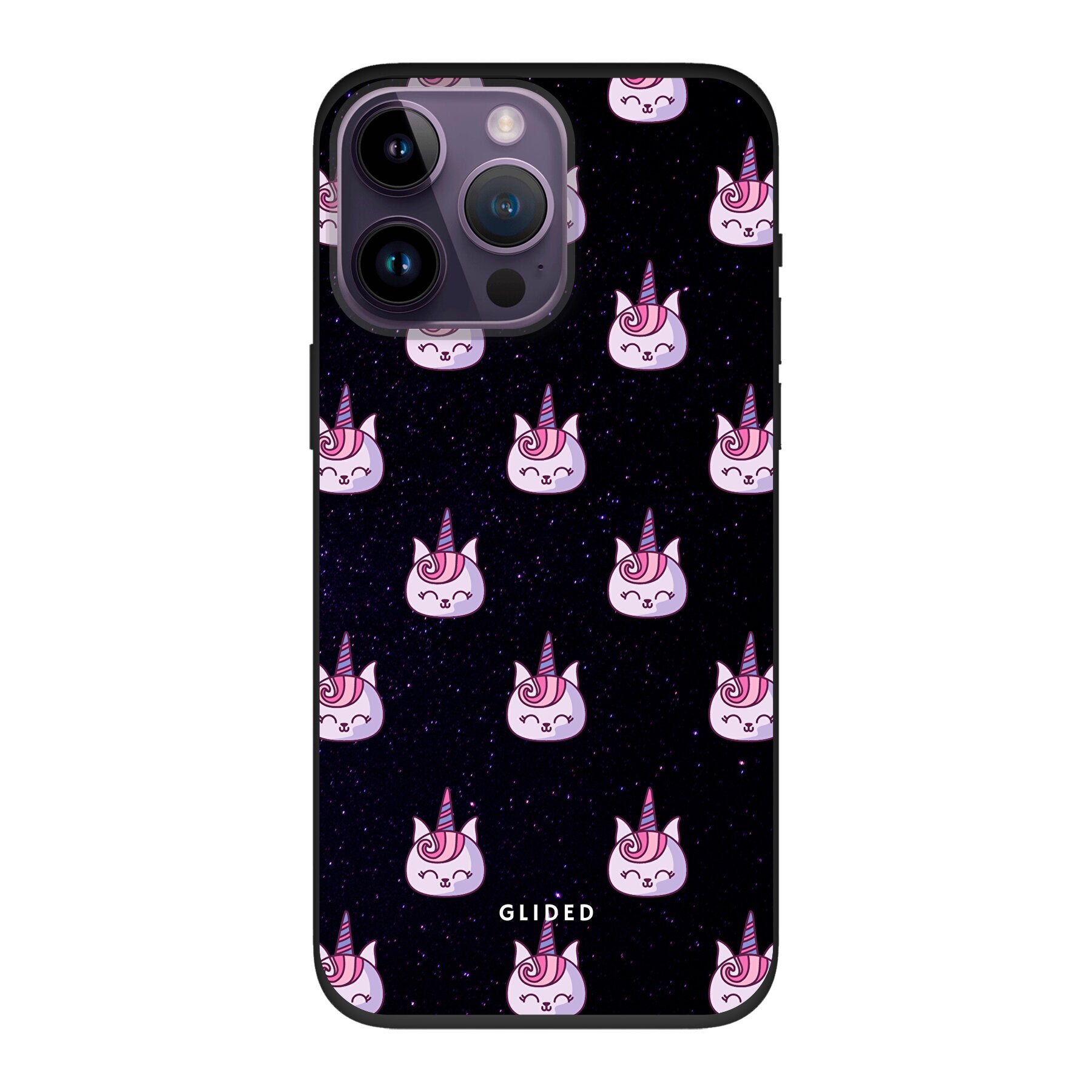 Unicorn Meow - iPhone 14 Pro Max Handyhülle Biologisch Abbaubar