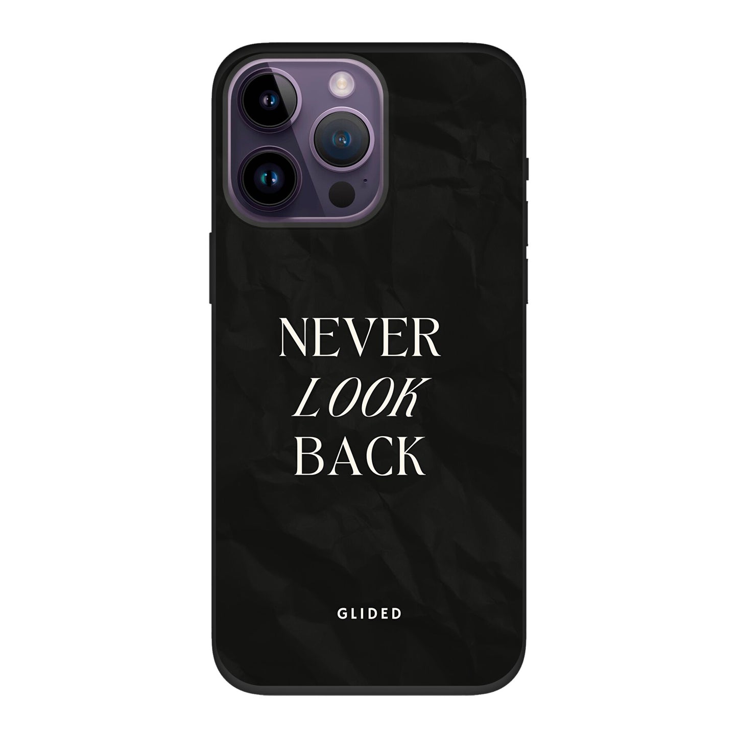 Never Back - iPhone 14 Pro Max Handyhülle Biologisch Abbaubar