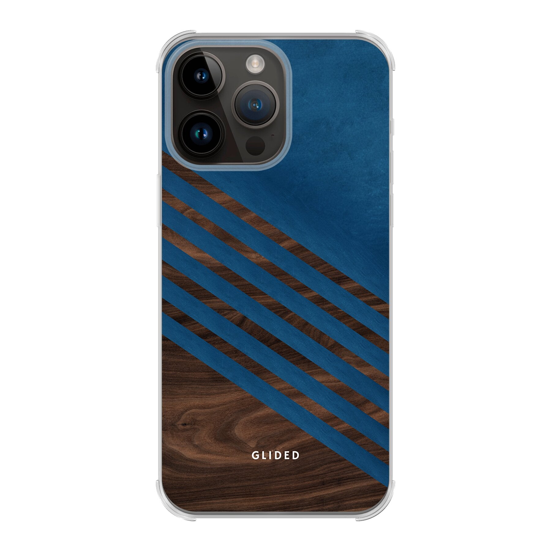 Blue Wood - iPhone 14 Pro Max Handyhülle Bumper case