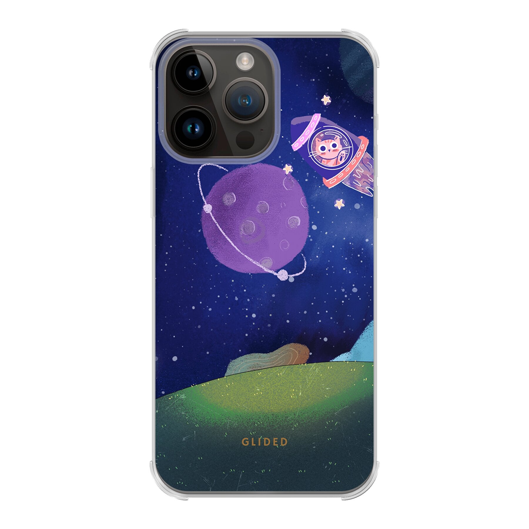 Galaxy Cat - iPhone 14 Pro Max Handyhülle Bumper case