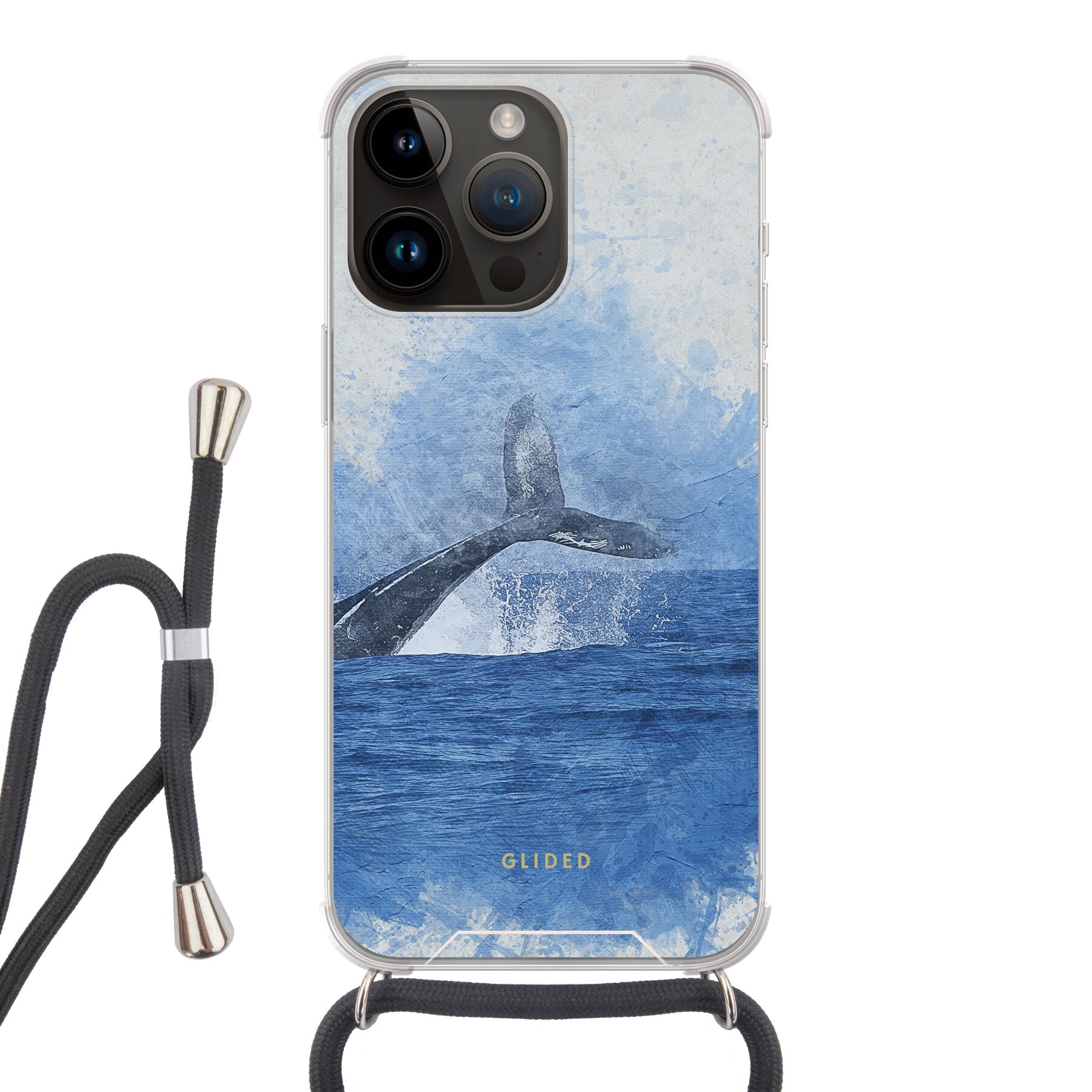 Oceanic - iPhone 14 Pro Max Handyhülle Crossbody case mit Band