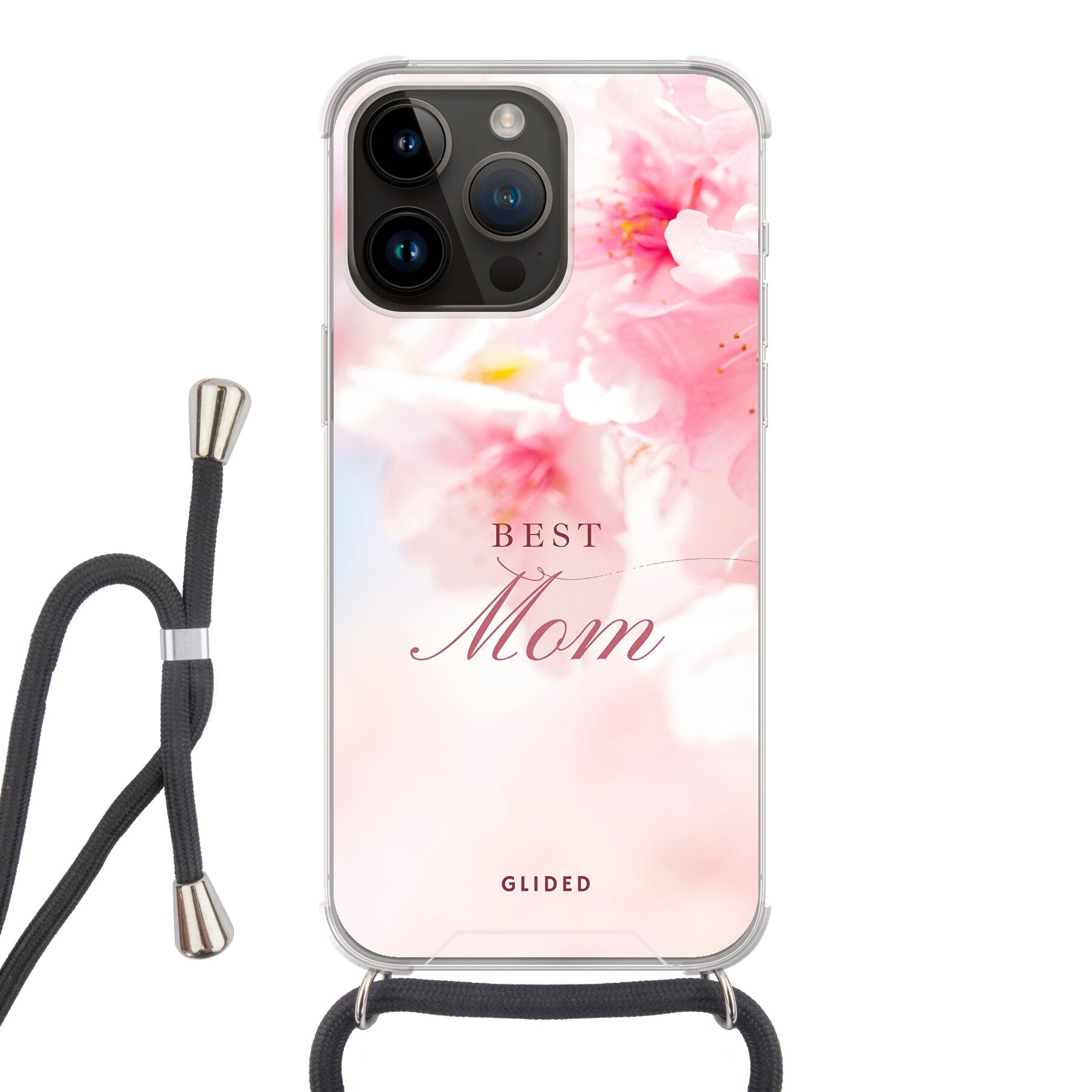 Flower Power - iPhone 14 Pro Max - Crossbody case mit Band