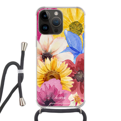 Bouquet - iPhone 14 Pro Max - Crossbody case mit Band