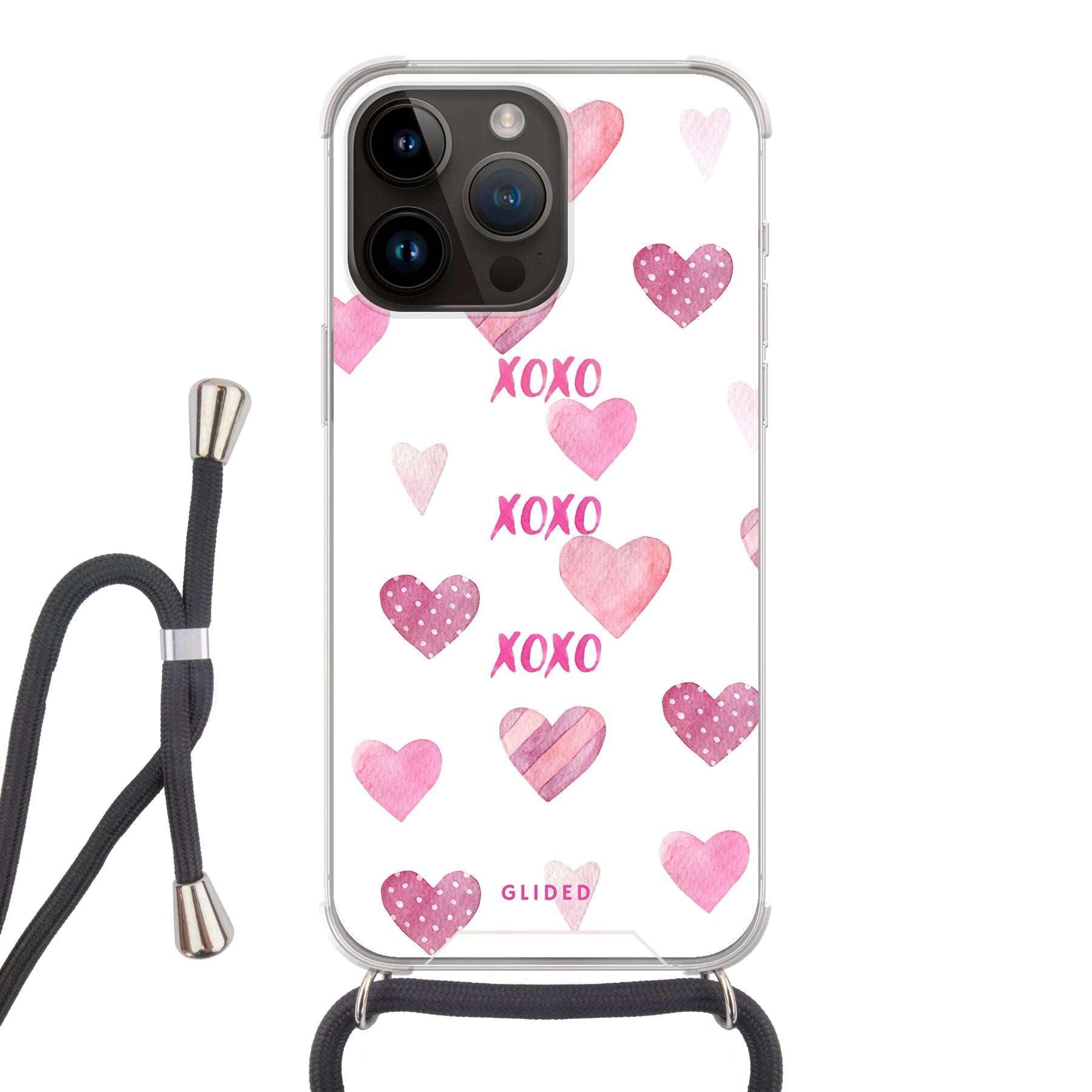 Xoxo - iPhone 14 Pro Max - Crossbody case mit Band