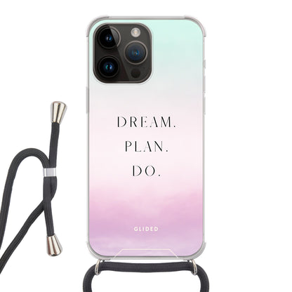 Dream - iPhone 14 Pro Max Handyhülle Crossbody case mit Band