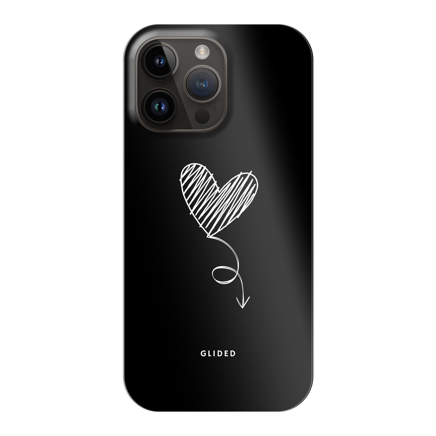 Dark Heart - iPhone 14 Pro Max Handyhülle Hard Case